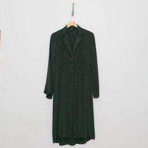 TRISTAN ET ISEUT single breasted duster • grey • M